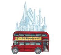 Art Group Vedi Londra in Autobus Canvas, Tela, Multicolore, 0.96x60x3 cm