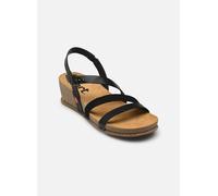 ART 1930 I Live, Sandali con Zeppa Donna, Nero (Total Black), 41 EU