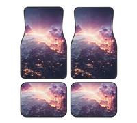 Art Is Explosion - Set di 4 tappetini per auto, resistenti, resistenti al lavaggio, lisci, comodi per la maggior parte delle auto e dei camion