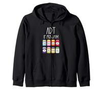 Art Is My Jam Art Teacher Classroom Studio Ritorno a Scuola Felpa con Cappuccio