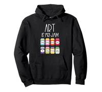 Art Is My Jam Art Teacher Classroom Studio Ritorno a Scuola Felpa con Cappuccio
