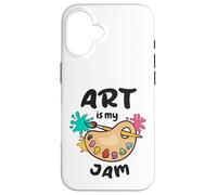 Art Is My Jam Brush Painter, tavolozza per artisti Custodia per iPhone 16