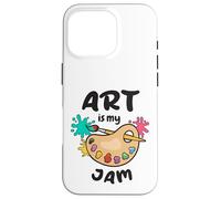 Art Is My Jam Brush Painter, tavolozza per artisti Custodia per iPhone 16 Pro