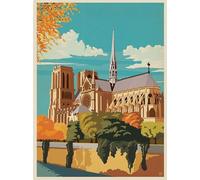 Art Jigsaws - France Vintage Travel Posters - Adult Giocattoli Sfida Personalizzati - Giochi Per Ridurre Lo Stress In Famiglia - 1000 Pezzi Puzzle - Kw277Zk