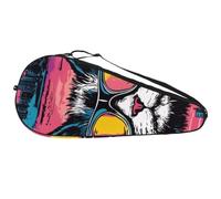Art Kitten Faces con occhiali da sole Racchetta da tennis Borsa leggera con tracolla regolabile