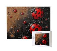 Art Ladybug Tracks - Puzzle da 500 pezzi per adulti, puzzle colorati per la decorazione della casa, regali per la famiglia, perfetto per serate di gioco