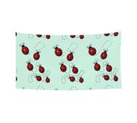 Art Ladybug Tracks Stampa divertente Party Banner colorato Banderine Buon Compleanno Decorazione per tutte le età