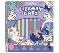 Art Maker Books & Cats Coloring Kit (Merchandise)