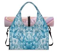 Art Mandalas Borsone sportivo con scomparto per scarpe Weekend Pernottamento Borse Tote Cabina Bagaglio per Palestra Yoga Viaggi, Colore, L, Borsone da viaggio