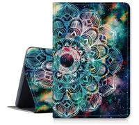 Art Mandalas Custodia per Apple iPad Mini 6 2021 da 8,3 pollici (6a generazione), custodia antiurto pieghevole in pelle PU regolabile con funzione sleep/wake automatica per iPad Mini 6