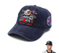 Art-Mis II Mission - Cappello commemorativo regolabile Art-Mis 2 Lunar Missions, cappello da baseball, merchandising, tema astronauta, con scritta "Back to Dark Side Of The Moon", regalo per gli