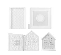 Art Mould House - Stampo in silicone per candele Star Design House | Stampo per candele a forma di stella | Stampo in silicone per candele a forma di casa | Stampo in resina per fai da te