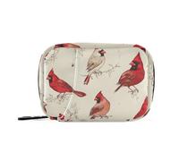 Art Northern Birds borsa medica da viaggio con scomparto rimovibile, pratico organizer mensile per pillole per borsa