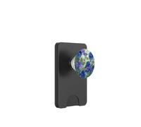 Art Nouveau Pattern con fiori di gloria mattutina blu PopSockets PopWallet per MagSafe