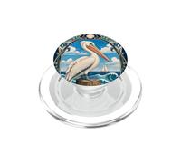 Art Nouveau Pellicano Mare Uccello Costiero PopSockets PopGrip per MagSafe