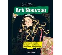 Art nouveau. Scratch & relax. Con bastoncino in bambù