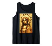 Art Nouveau Spirit Woman Boho Ritratto Design Canotta