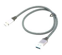 ART-OEM-C2-0.5 Cavo USB 3.1 USB A-Spina,USB C-Spina 0,5m Nero-Grigio ART