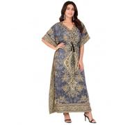 Art Of Creation Abito caftano lungo da donna, taglie forti