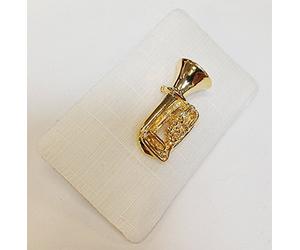 Art of Music Anstecker tuba Gold