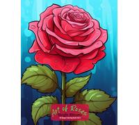 Art of Roses: Single Blooms Coloring Book Vol 3