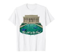 Art of The Peel Lincoln Reflecting Pool Resist Maglietta