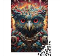 Art Owl Animals Jigsaw Puzzle Impossibili 1000Pcs Decorazione Per La Casa. Giochi Rilassamento E Intelligence Per Adulti E Ragazzi Da 14 Anni 1000pcs (75x50cm)