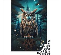 Art Owl Animals Jigsaw Puzzle Impossible 1000 Pezzi Decorazione Per La Casa. Rilassamento E Intelligence Per Adulti E Ragazzi Da 14 Anni 1000pcs (38x26cm)