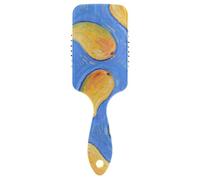 Art Painting Blue Fruit frutta carino cuscino d'aria pettine Progettato massaggiatore testa per capelli bagnati con manico ergonomico cepillo anti crespo para cabello