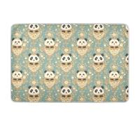 Art Panda Faces Flowers Extra Large Riutilizzabile Fasciatoio Copertura Impermeabile Fasciatoio Fasciatoio Pad Portatile per Bambini Adulti Animali Domestici 132 cm L x 86,4 cm W