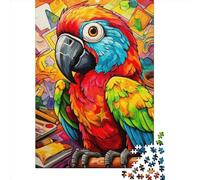 Art Parrot Animal Puzzle Impossibili 1000Pcs Decorazione Per La Casa. Rilassamento E Intelligence Per Adulti E Ragazzi Da 14 Anni 1000pcs (75x50cm)