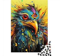 Art Parrot Animal Puzzle Impossible 1000 Pezzi Decorazione Per La Casa. Rilassamento E Intelligence Per Adulti E Bambini Da 12 Anni 1000pcs (38x26cm)