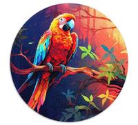 Art Parrot Puzzle für Erwachsene, 1000 Teile, Papierpuzzle, Weihnachtsgeschenk, Stressabbau für Teenager, cooles einzigartiges Geschenk für die Familie, 1000 Teile (67,5x67,5cm)