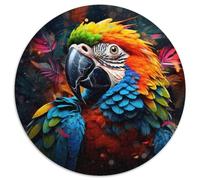 Art Parrot Puzzle für Erwachsene, 1000 Teile, Papierpuzzle, Weihnachtsgeschenk, Stressabbau für Teenager, cooles einzigartiges Geschenk für die Familie, 1000 Teile (67,5x67,5cm)