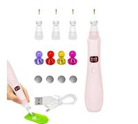Art Pen, Electric Applicator Tool, Rechargeable Drawing Device, Quiet Long Lasting, 3 Adjustable Modes, Portable Compact Ideal for and Puzzle Crafts