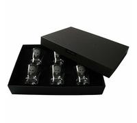 Art Pewter Smith Clan Crest Dram Vetro Set Di 6 Tot 6-C100B