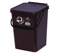 Art Plast BS10/M Cassonetto per la Raccolta differenziata in plastica, Marrone