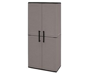 Art Plast E71/TP Armadio alto in plastica, economico, grigio/nero