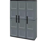 Art Plast Armadio portatutto F101 102x37x163 cm 2 ante Plastica resina polipropilene Grigio