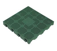 Art Plast Pavimento P40 – Mattonella in PP 40x40 cm Verde a incastro – 6 pezzi