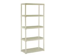 Art Plast Scaffale 5 Ripiani in Polipropilene 800x400x h 1760 mm Beige