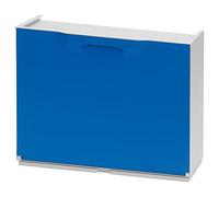 Art Plast U50/1B Scarpiera in Plastica, Blu/Bianco