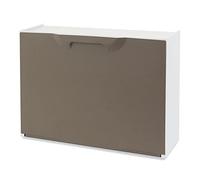 Scarpiera modulare unika bianco/tortora cm 51x17,3 h.cm 40,1