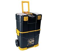 Art Plast Valigetta Carrellata Porta attrezzi in Plastica, Nero/Arancia