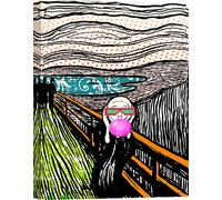 ART PRINT CAFE' - Quadri Pop Art, colorati, divertenti per decorare casa - stampa su tela - Matt Spencer, Screamer (l'urlo) - 50x70 cm