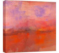 ART PRINT CAFE' - Quadro moderno astratto - stampa su tela - Italo Corrado - Aurore (Deserto rosso, dettaglio) - 90x90 cm