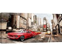 ART PRINT CAFE' - Quadro - Stampa su Tela - Ivan Baldo, Red Rocket - 100x50 cm