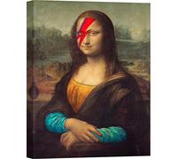 ART PRINT CAFE' Stampa su tela: Steven Hill, Pop Gioconda, 40x60