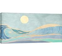 ART PRINT CAFE' - Stampe da parete moderne, quadri moderni soggiorno - stampa su tela - Sayaka Miko, Moonlight - 140x70 cm