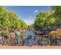 Art puzzle - Puzzle Canale di Amsterdam - 2000 Pezzi
